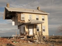 Storm damaged Home Fema