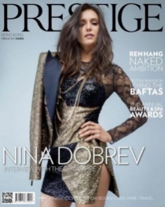 Nina Dobrev prestige cover